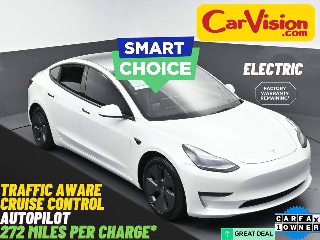 used 2022 Tesla Model 3 car, priced at $19,999