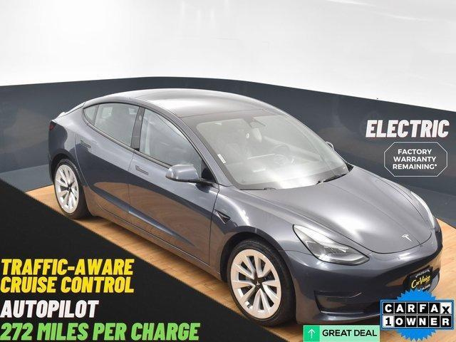 used 2022 Tesla Model 3 car, priced at $18,999