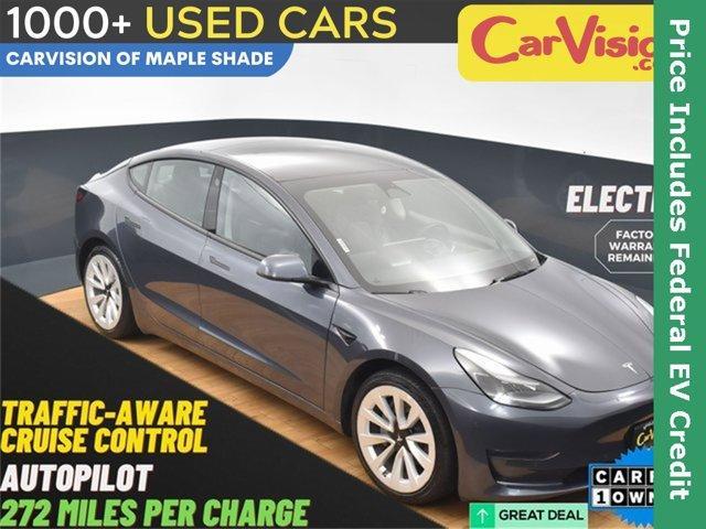 used 2022 Tesla Model 3 car, priced at $17,999