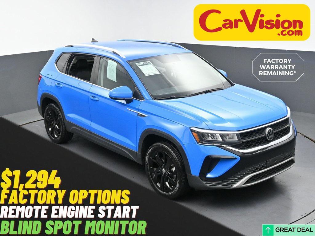used 2022 Volkswagen Taos car, priced at $16,999