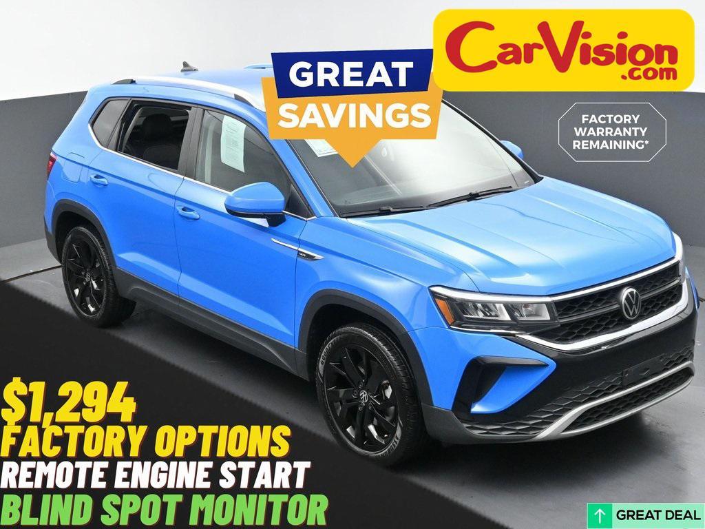 used 2022 Volkswagen Taos car, priced at $16,499