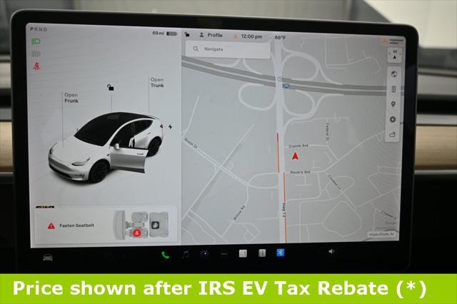 used 2020 Tesla Model Y car, priced at $19,499