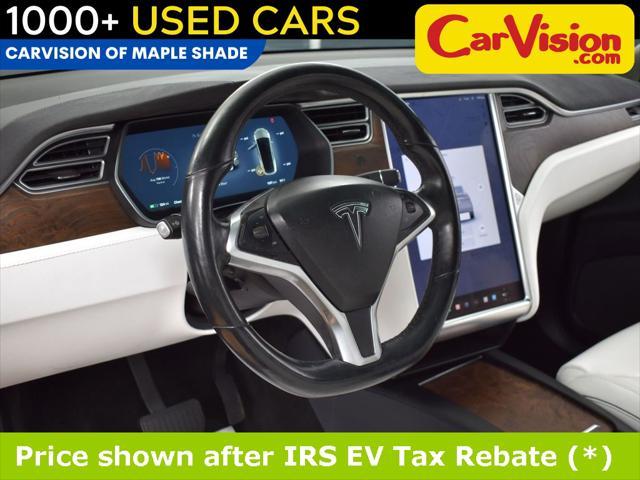 used 2016 Tesla Model X car, priced at $18,499