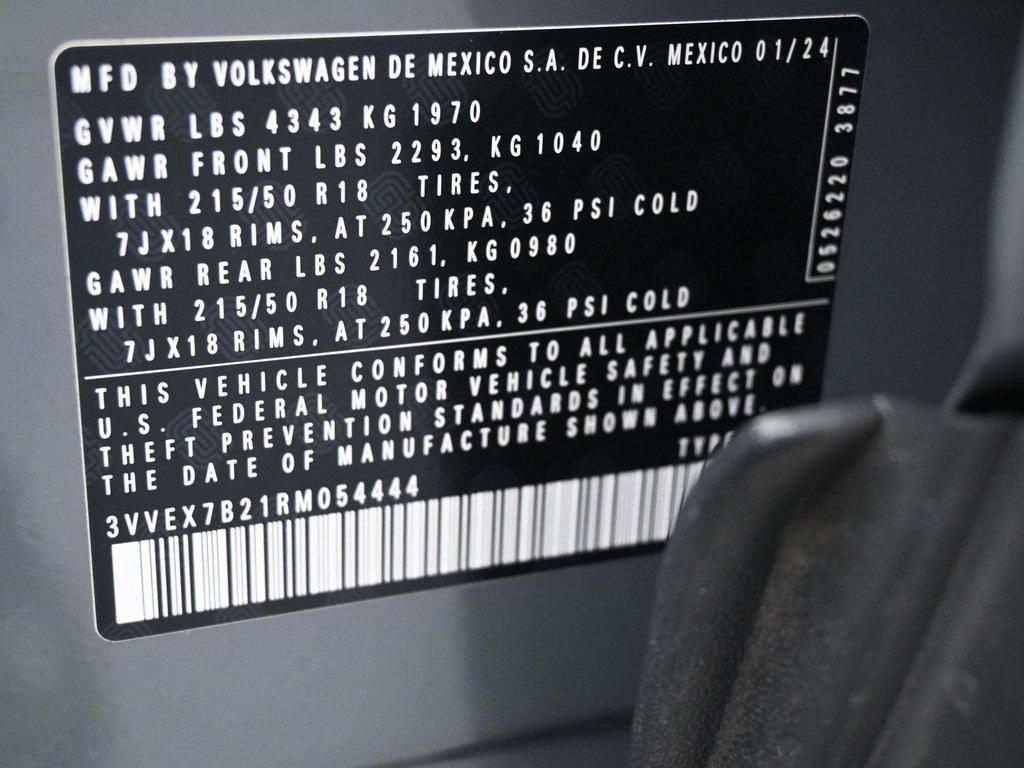 used 2024 Volkswagen Taos car, priced at $20,999