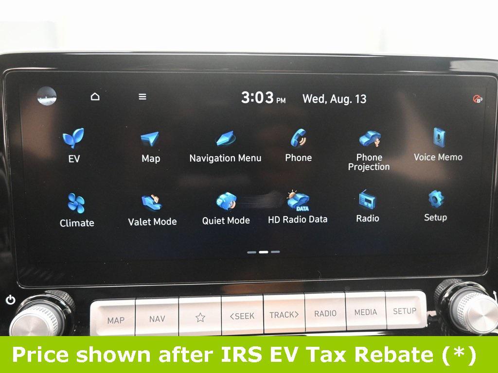 used 2023 Hyundai Kona EV car, priced at $17,999