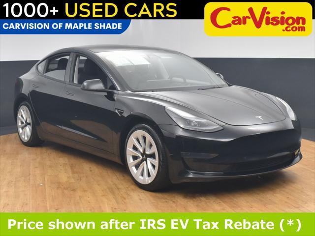 used 2022 Tesla Model 3 car, priced at $15,999