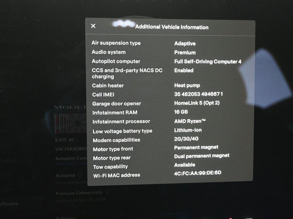 used 2023 Tesla Model X car, priced at $62,999