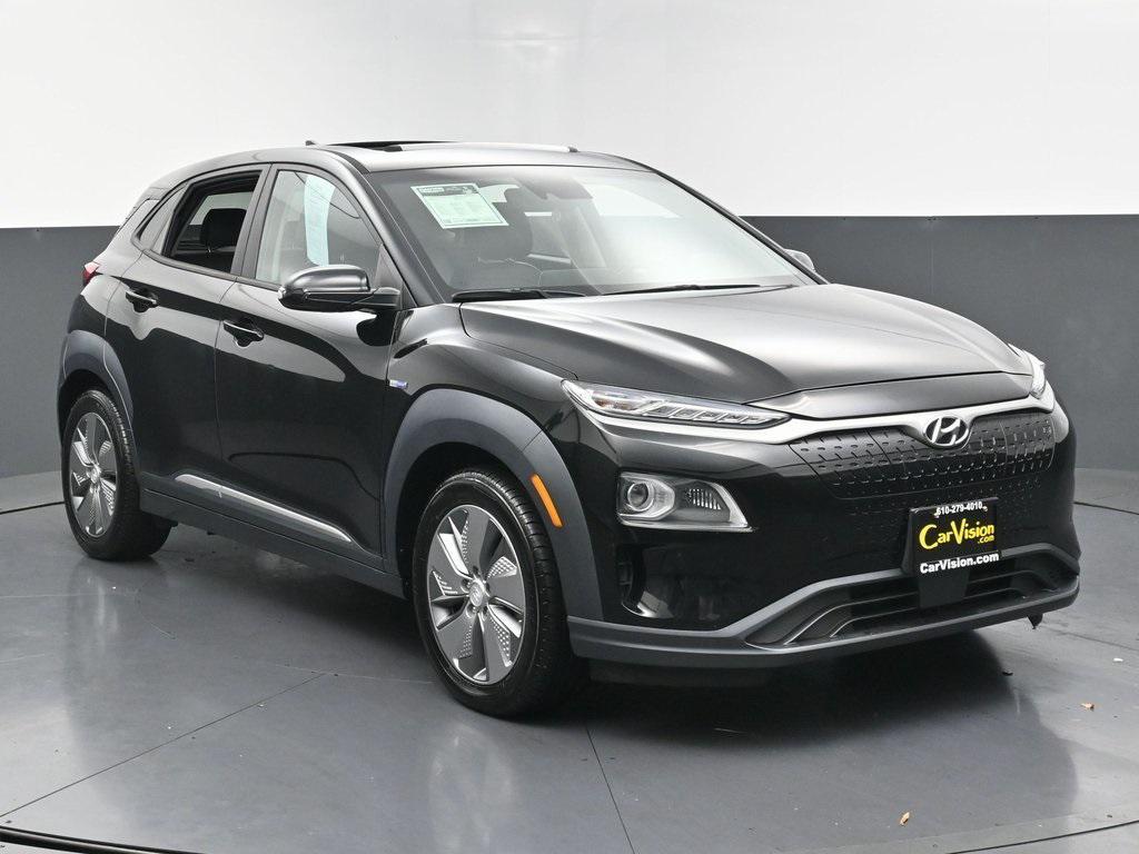 used 2020 Hyundai Kona EV car, priced at $13,999