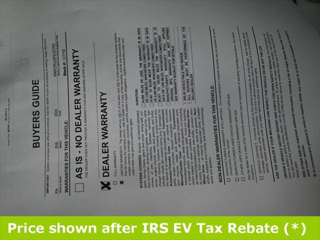 used 2023 Kia EV6 car, priced at $17,999