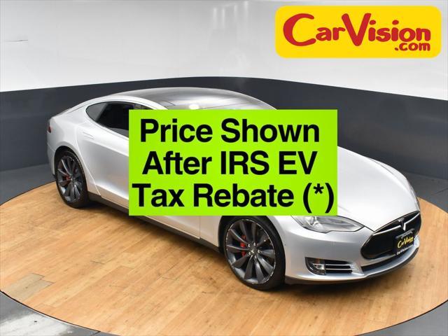 used 2014 Tesla Model S car, priced at $17,999