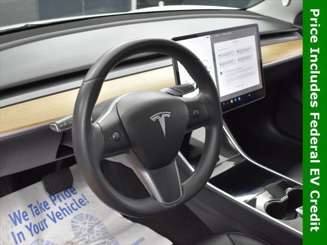 used 2019 Tesla Model 3 car, priced at $18,999