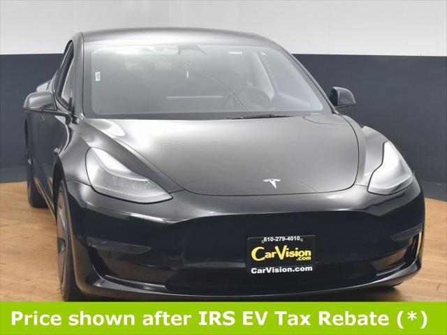 used 2022 Tesla Model 3 car, priced at $17,499