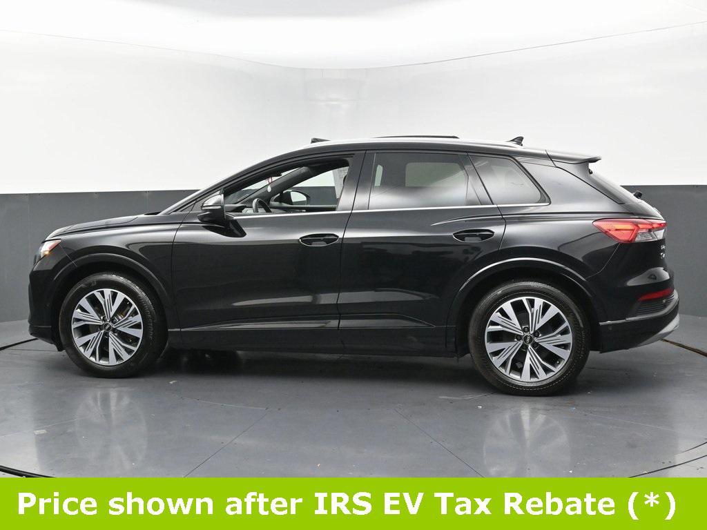 used 2023 Audi Q4 e-tron car, priced at $19,999