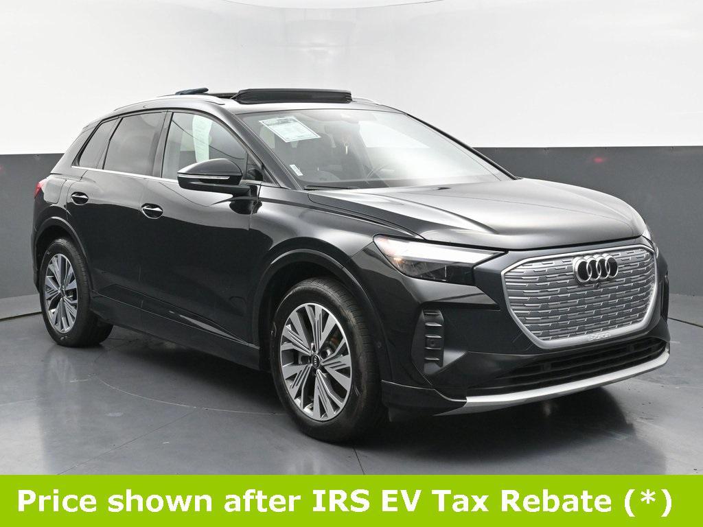 used 2023 Audi Q4 e-tron car, priced at $19,999