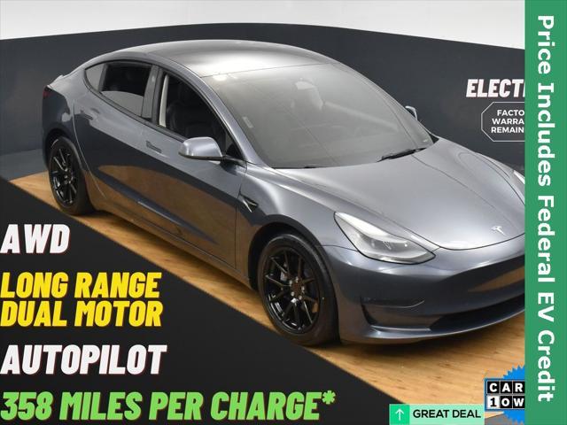 used 2022 Tesla Model 3 car, priced at $18,999