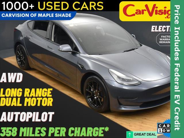 used 2022 Tesla Model 3 car, priced at $18,999