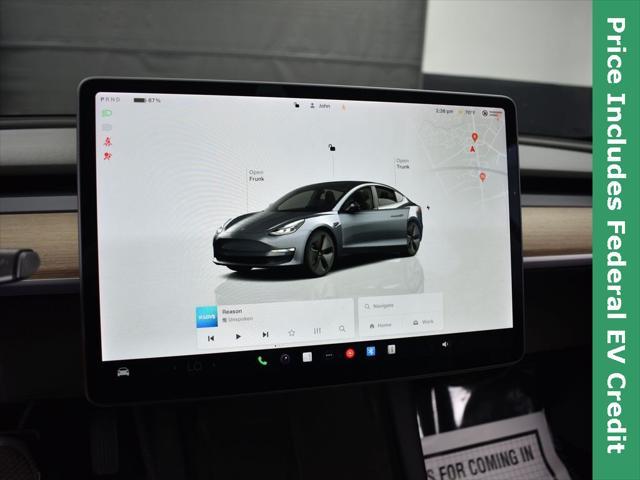 used 2022 Tesla Model 3 car, priced at $18,999