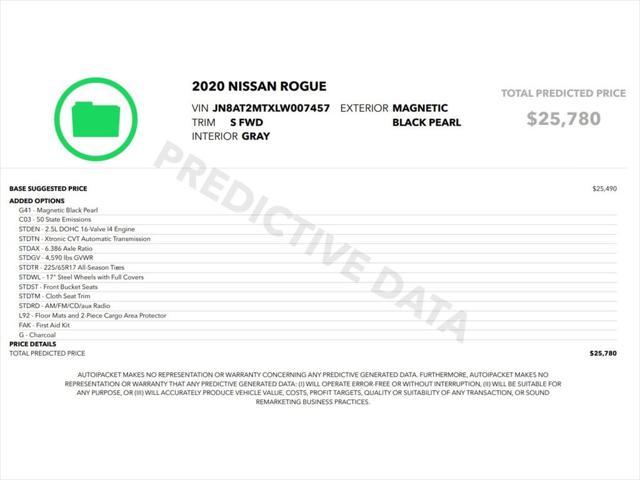 used 2020 Nissan Rogue car, priced at $14,499