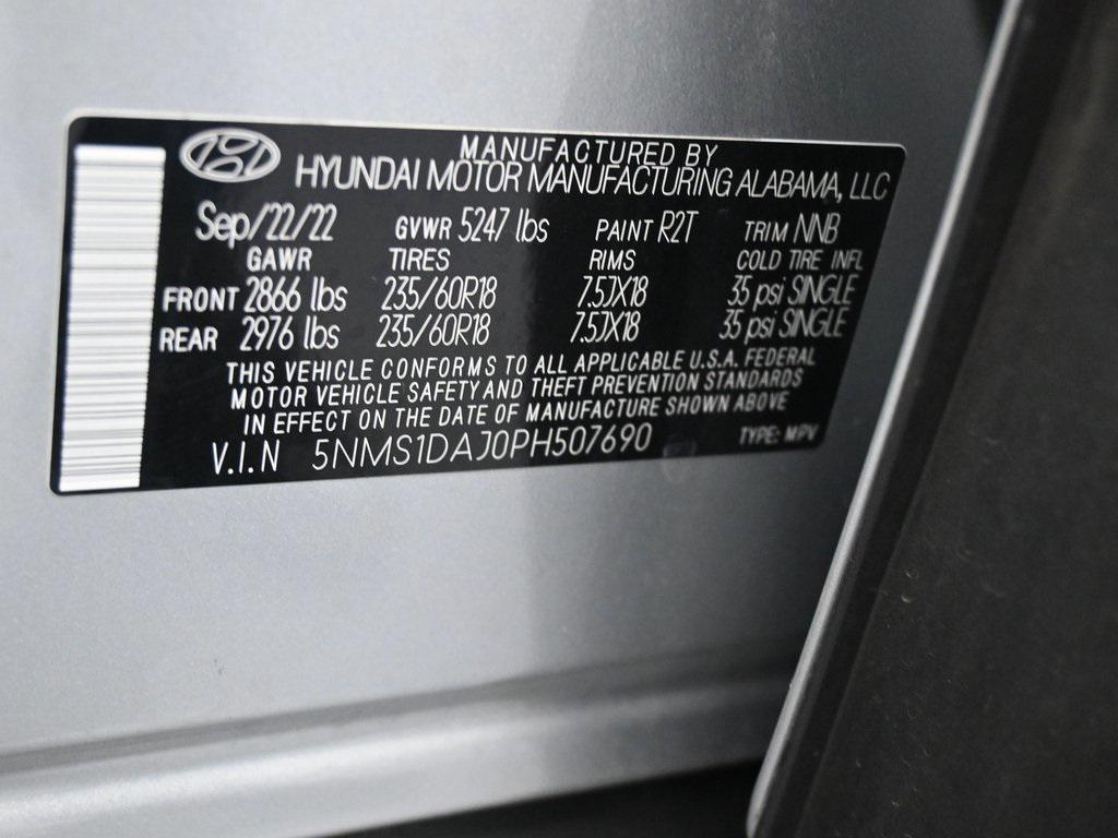 used 2023 Hyundai Santa Fe car, priced at $21,999