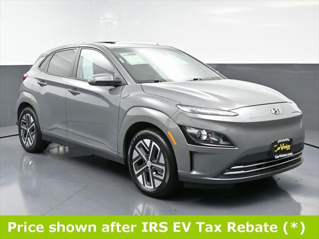 used 2023 Hyundai Kona EV car, priced at $17,999