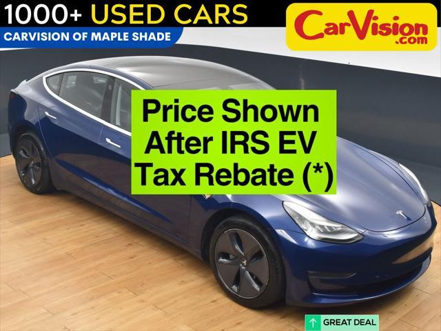 used 2020 Tesla Model 3 car, priced at $17,999