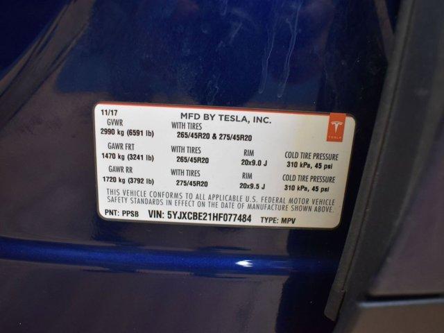 used 2017 Tesla Model X car, priced at $26,799