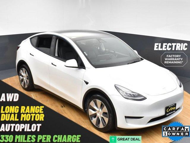 used 2021 Tesla Model Y car, priced at $29,499