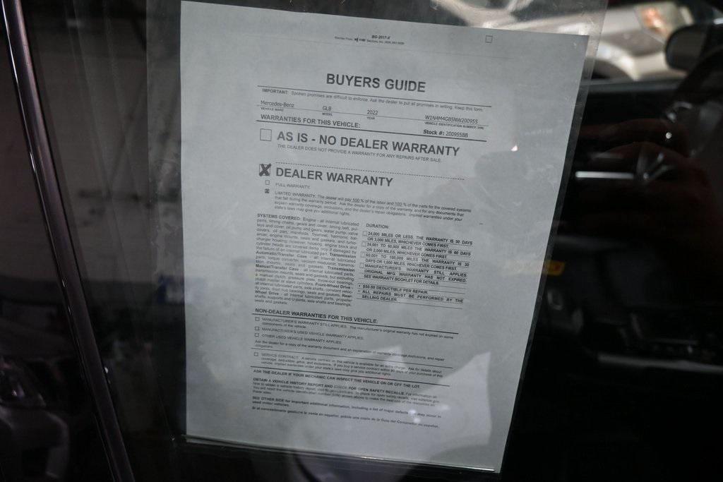 used 2022 Mercedes-Benz GLB 250 car, priced at $24,499
