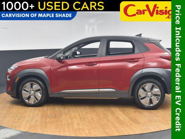 used 2021 Hyundai Kona EV car, priced at $14,999