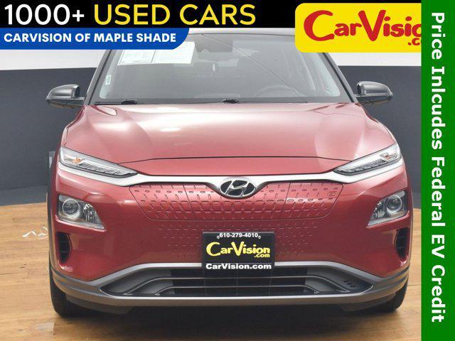 used 2021 Hyundai Kona EV car, priced at $14,999