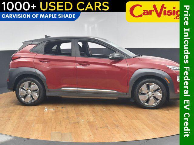 used 2021 Hyundai Kona EV car, priced at $14,999