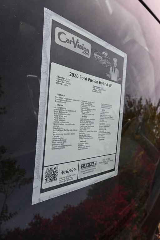 used 2020 Ford Fusion car, priced at $14,499