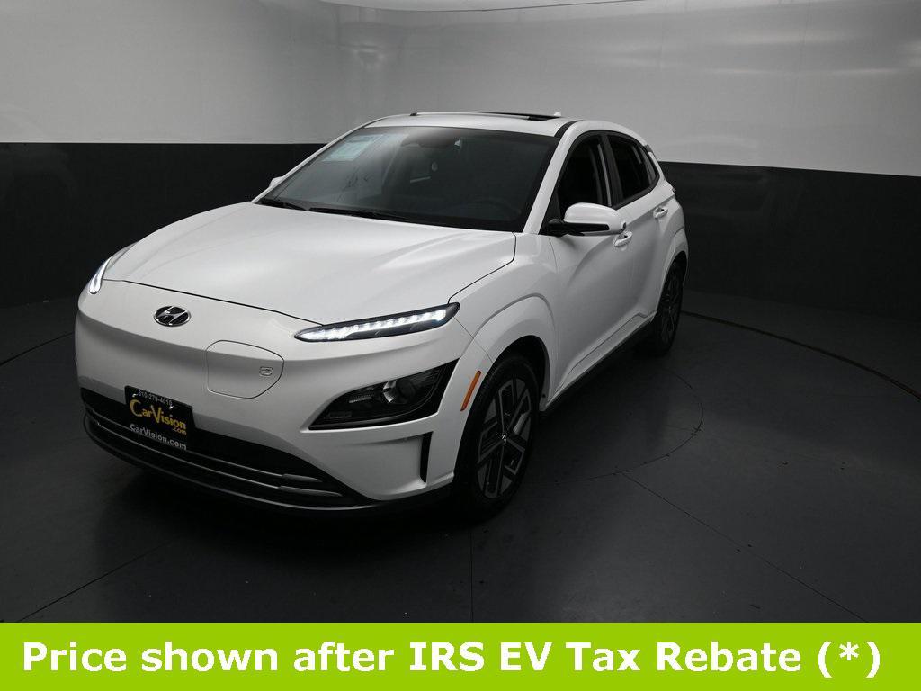 used 2023 Hyundai Kona EV car, priced at $17,998