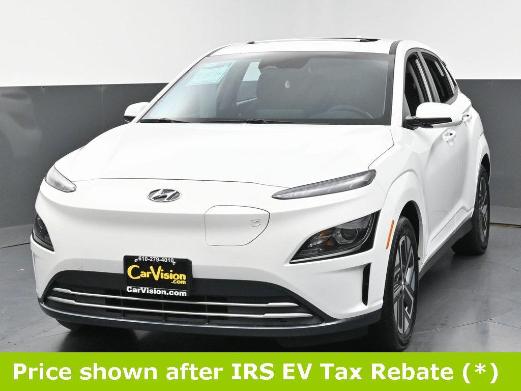 used 2023 Hyundai Kona EV car, priced at $17,998