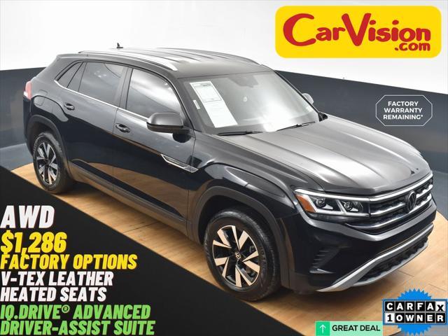 used 2023 Volkswagen Atlas Cross Sport car, priced at $24,999