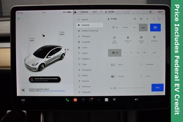 used 2021 Tesla Model 3 car, priced at $19,999