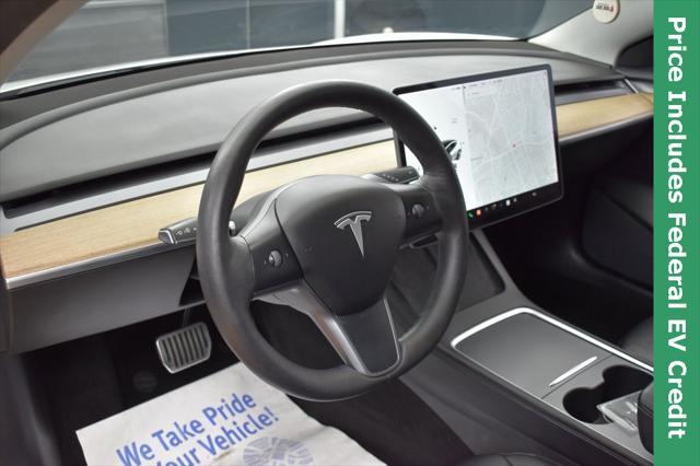 used 2021 Tesla Model 3 car, priced at $19,999