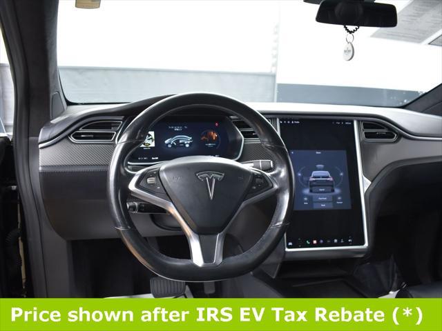 used 2017 Tesla Model X car, priced at $18,499