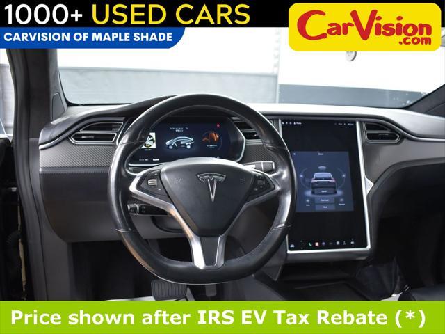 used 2017 Tesla Model X car, priced at $18,999