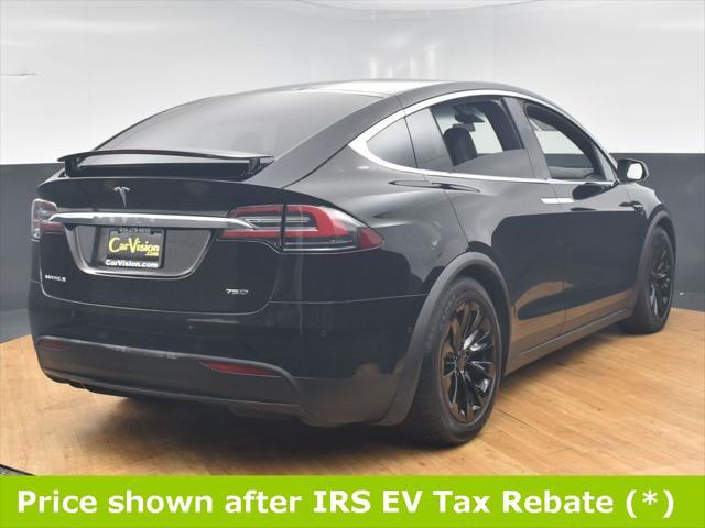 used 2017 Tesla Model X car, priced at $18,499