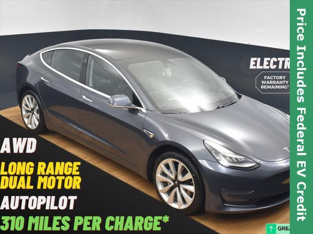 used 2019 Tesla Model 3 car, priced at $19,999