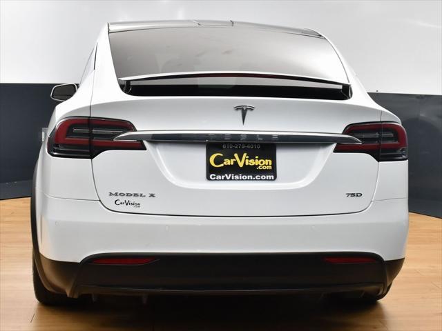 used 2018 Tesla Model X car, priced at $27,999