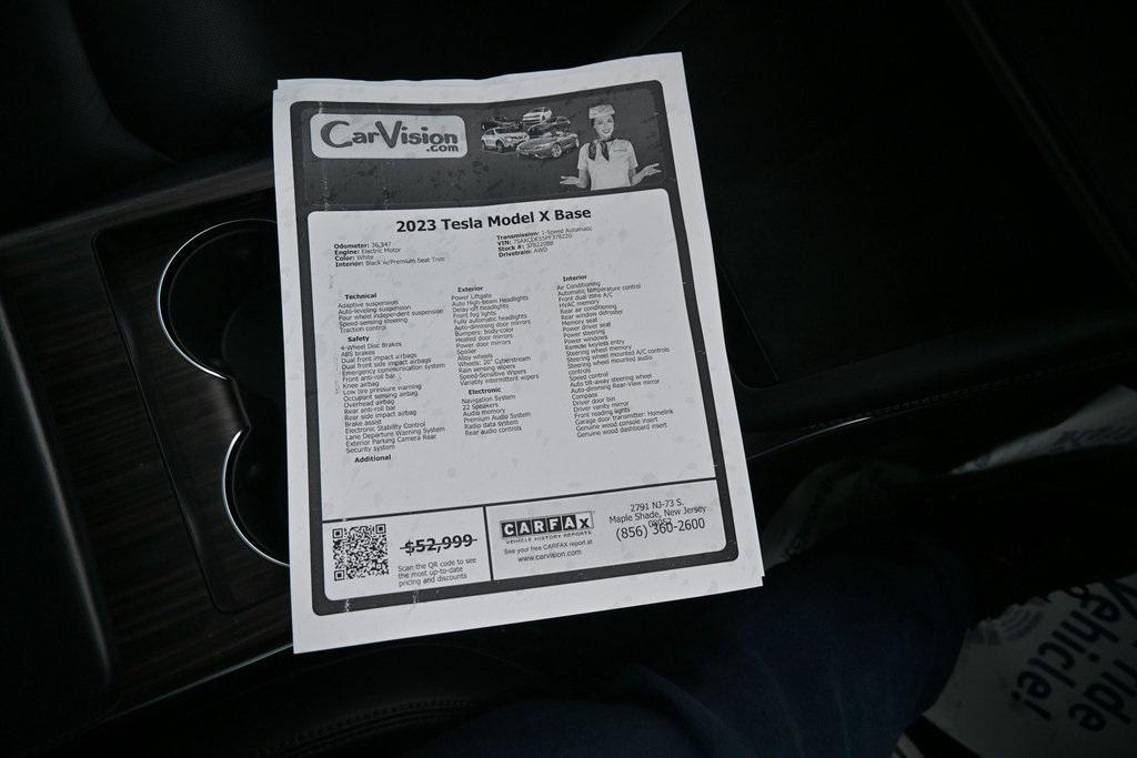 used 2023 Tesla Model X car, priced at $46,999