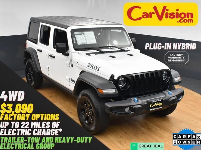 used 2023 Jeep Wrangler 4xe car, priced at $26,999