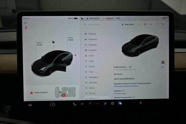 used 2021 Tesla Model 3 car, priced at $21,999