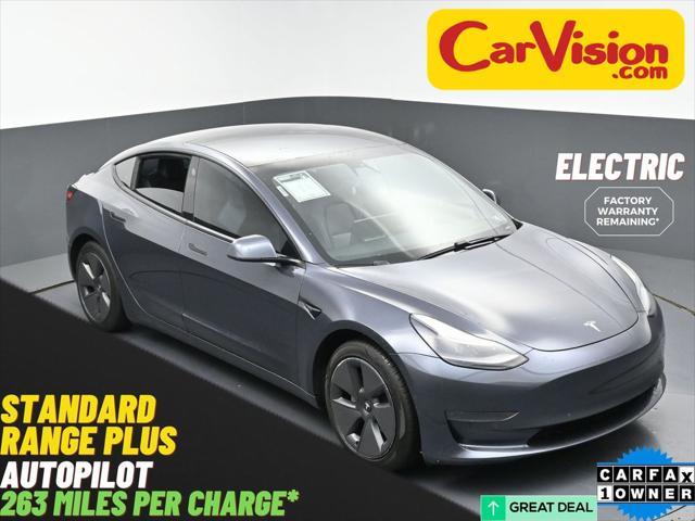 used 2021 Tesla Model 3 car, priced at $21,999