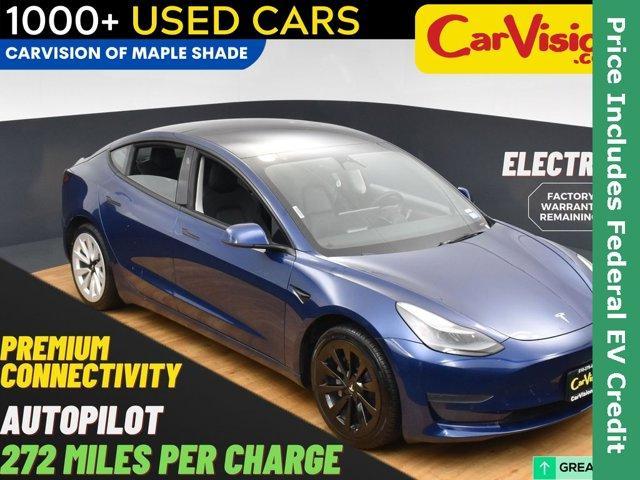 used 2022 Tesla Model 3 car, priced at $16,999