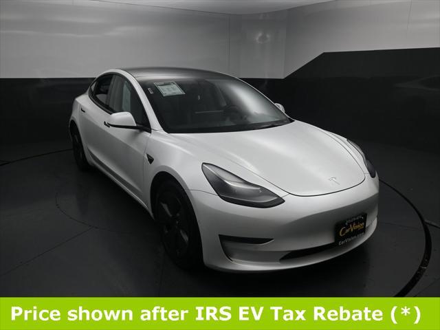 used 2022 Tesla Model 3 car, priced at $15,999
