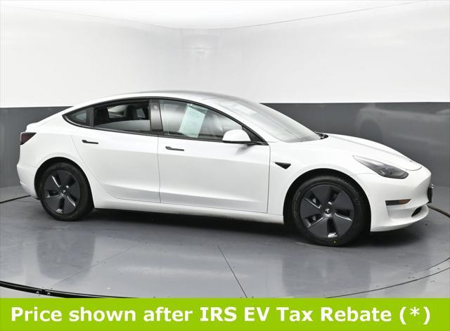 used 2022 Tesla Model 3 car, priced at $15,999