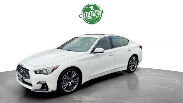 used 2021 INFINITI Q50 car, priced at $27,200